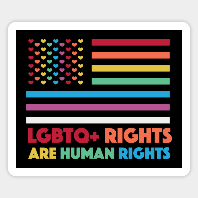 LGBTQ+ Rights Are Human Rights Sticker by SLAG_Creative